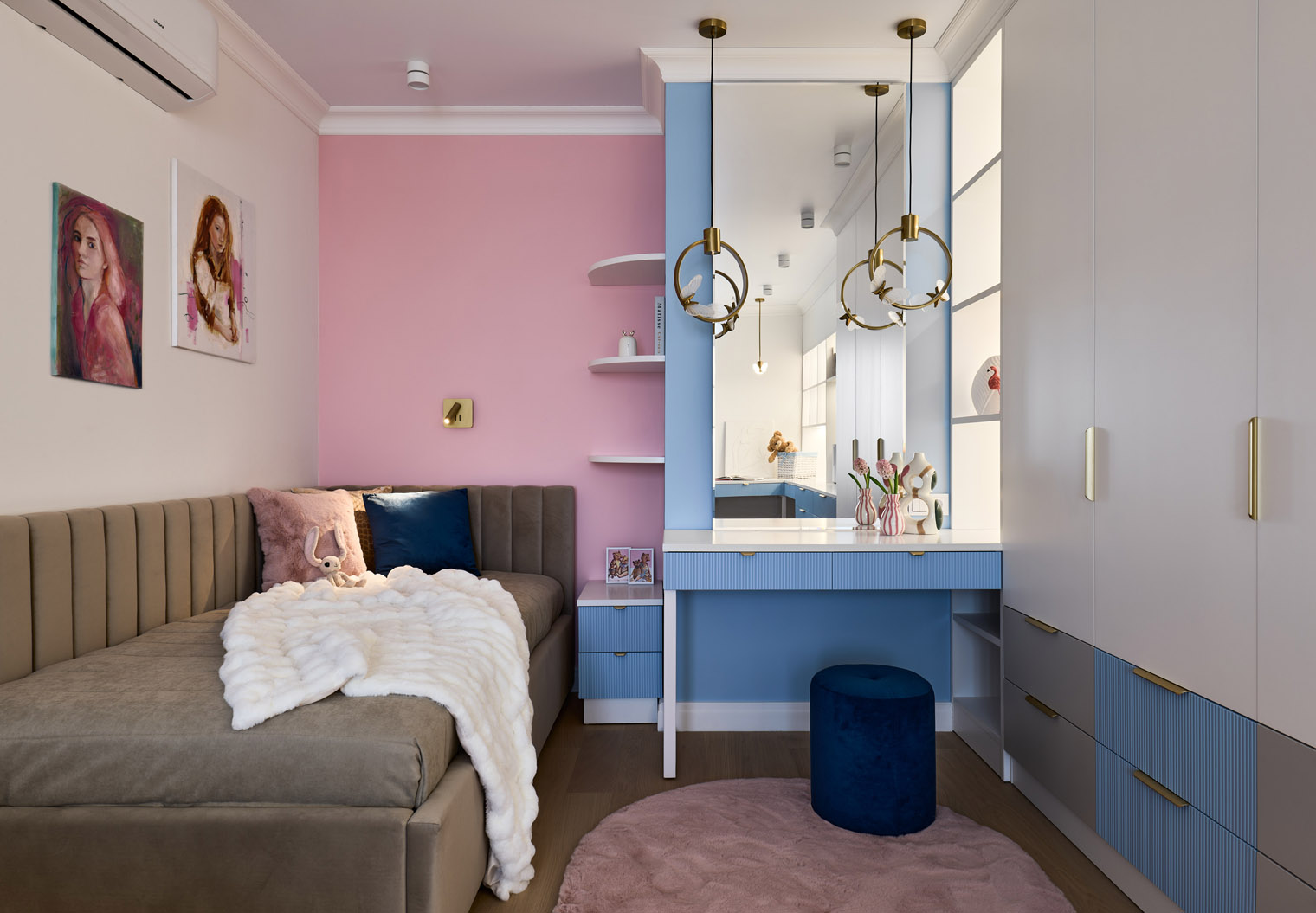 дизайн детской комнаты с кварцевым паркетом